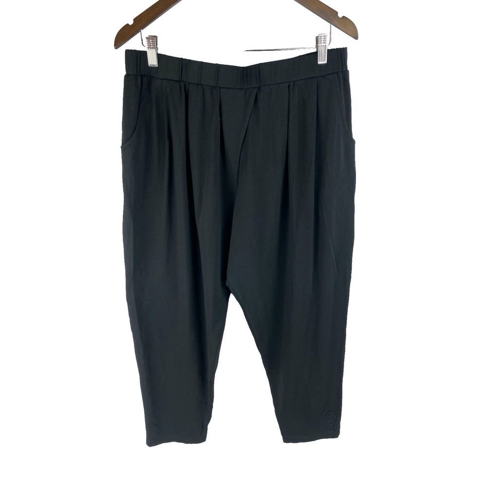 Marketplace Handwork of India 2W Plus Pull On High Rise Elastic Waist Pants